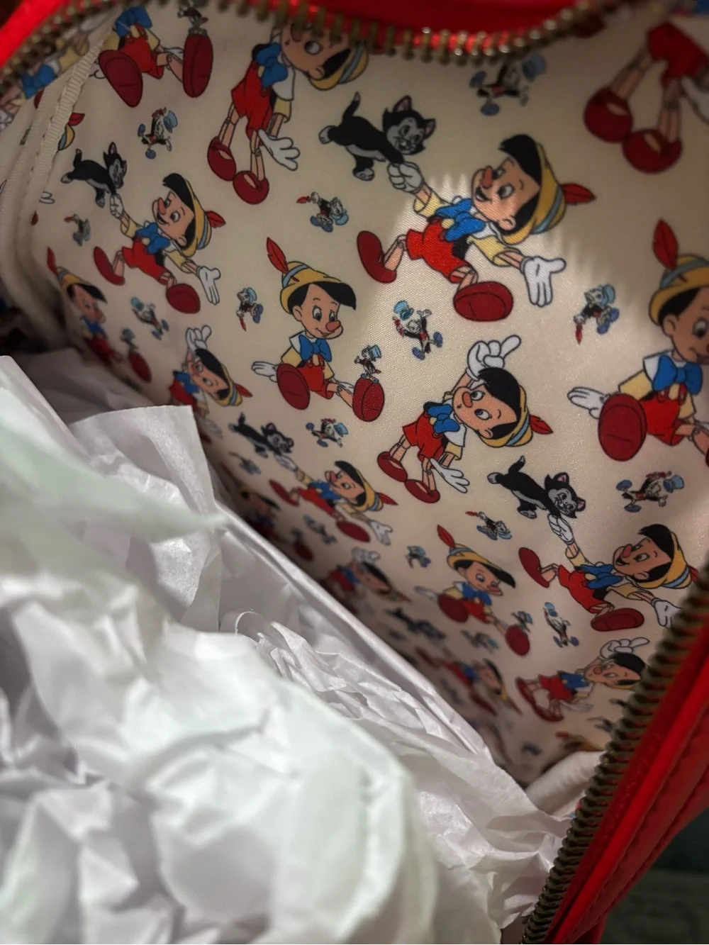 Pinocchio Disney Loungefly NWOT